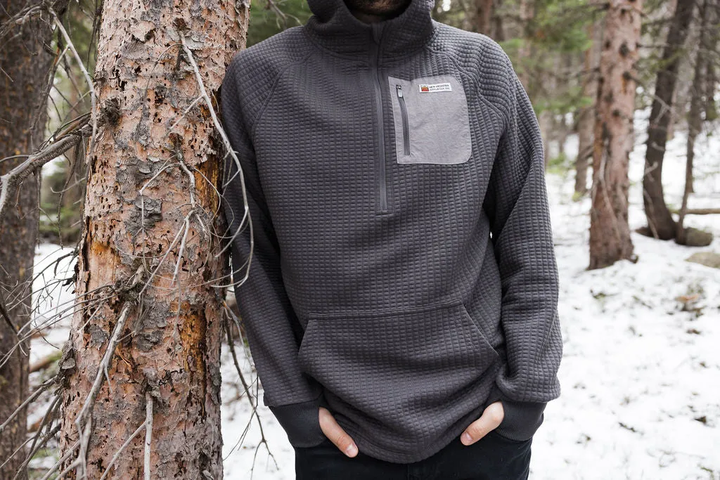 Men's Waffle Tech Hoodie (Carbon) sold by New Frontier product image thumbnail 4