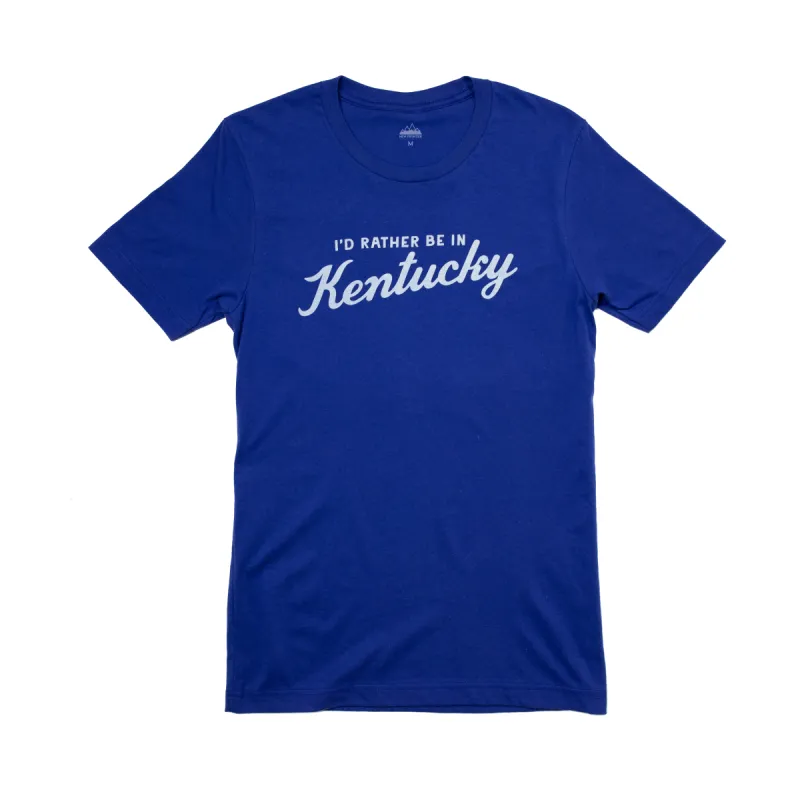 I'd Rather be in Kentucky Shirt - ( Blue ) sold by New Frontier