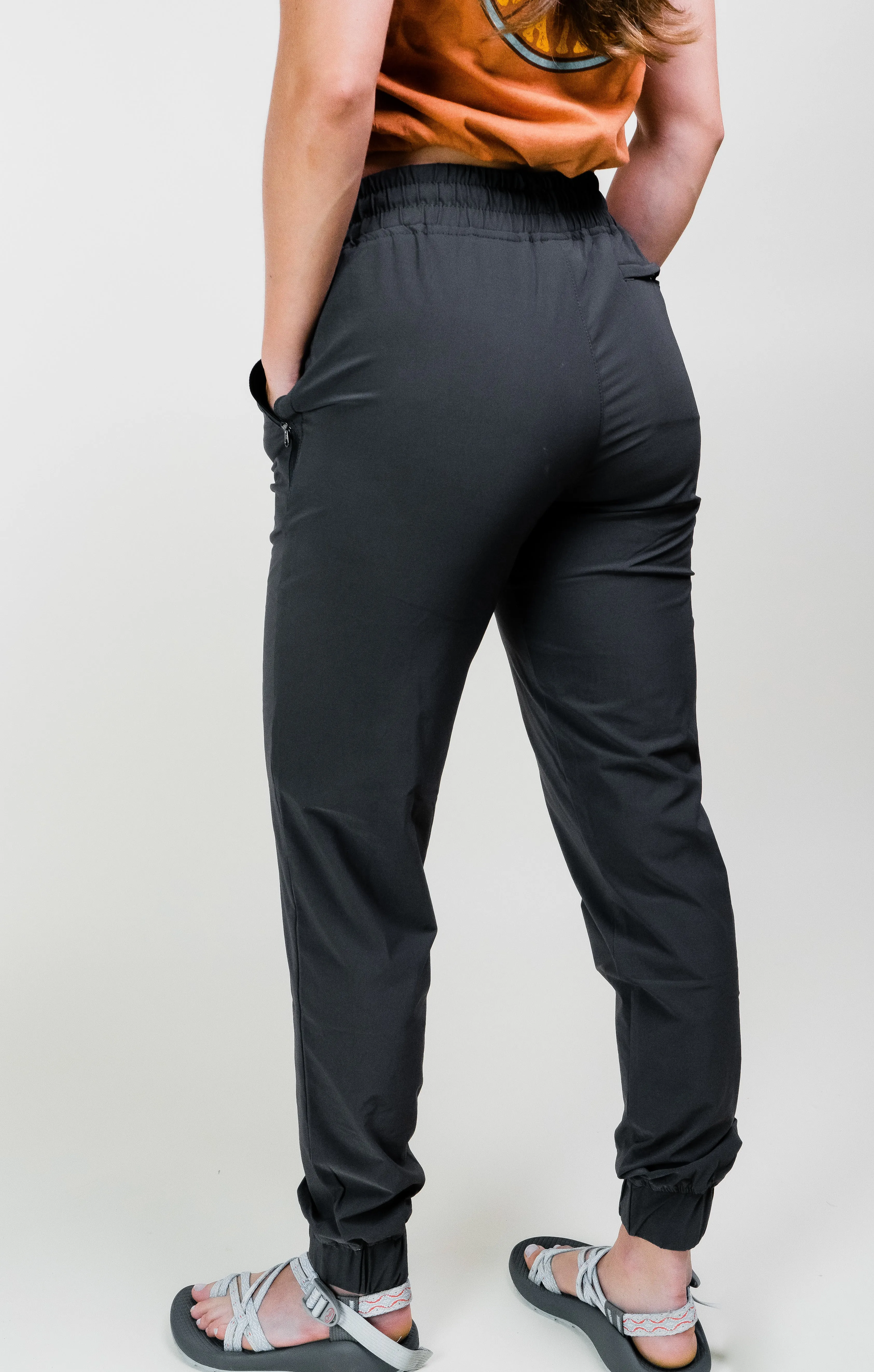 Women's Stretch Tech Jogger (Charcoal) sold by New Frontier product image thumbnail 2