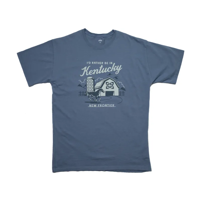 KY Barn Tee (Slate) sold by New Frontier