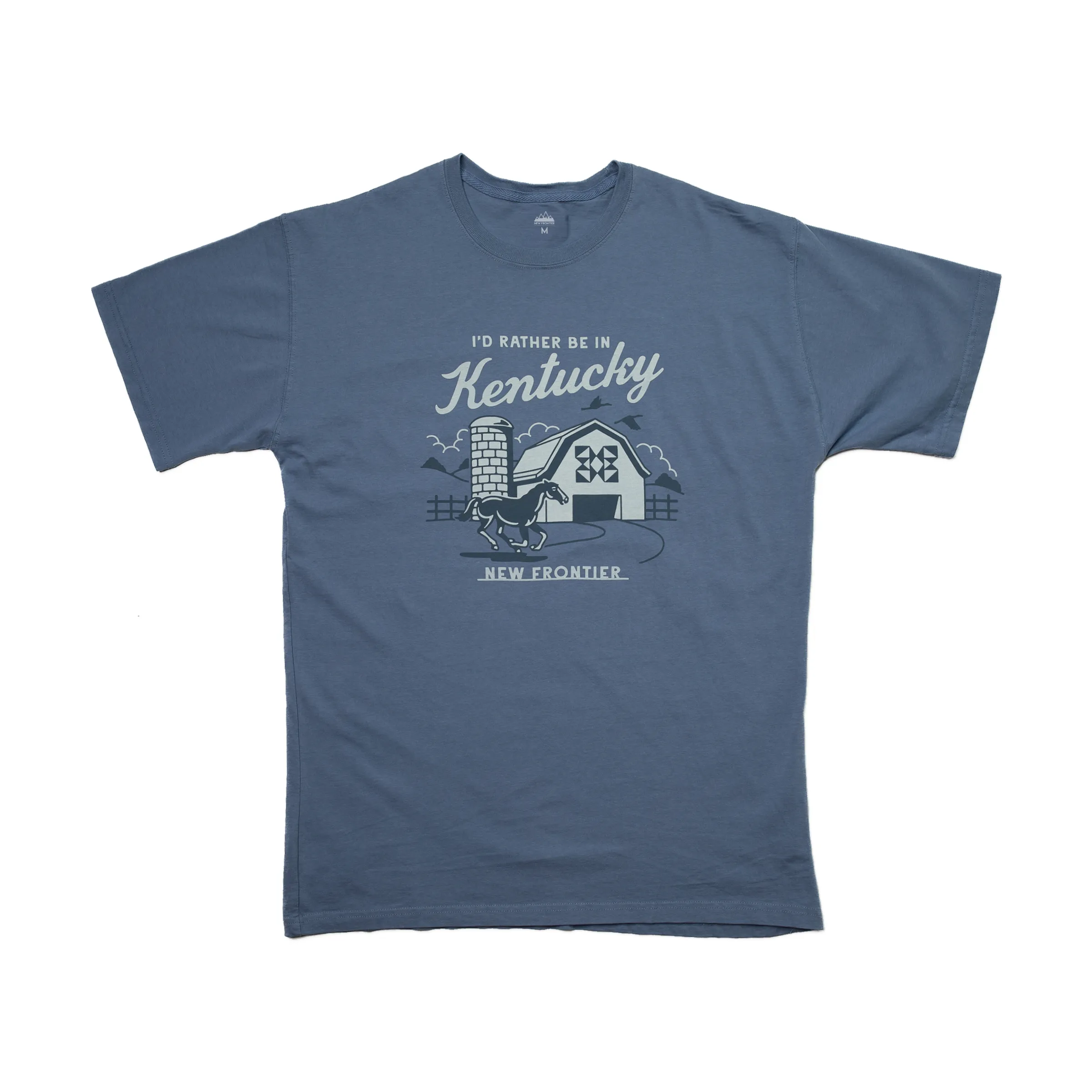 KY Barn Tee (Slate) sold by New Frontier