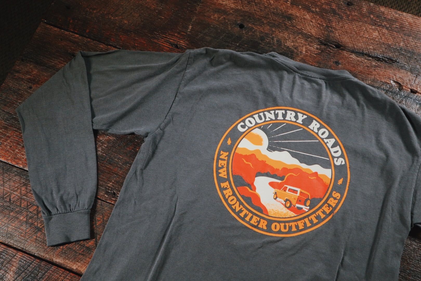 Country Roads Long Sleeve sold by New Frontier product image thumbnail 3