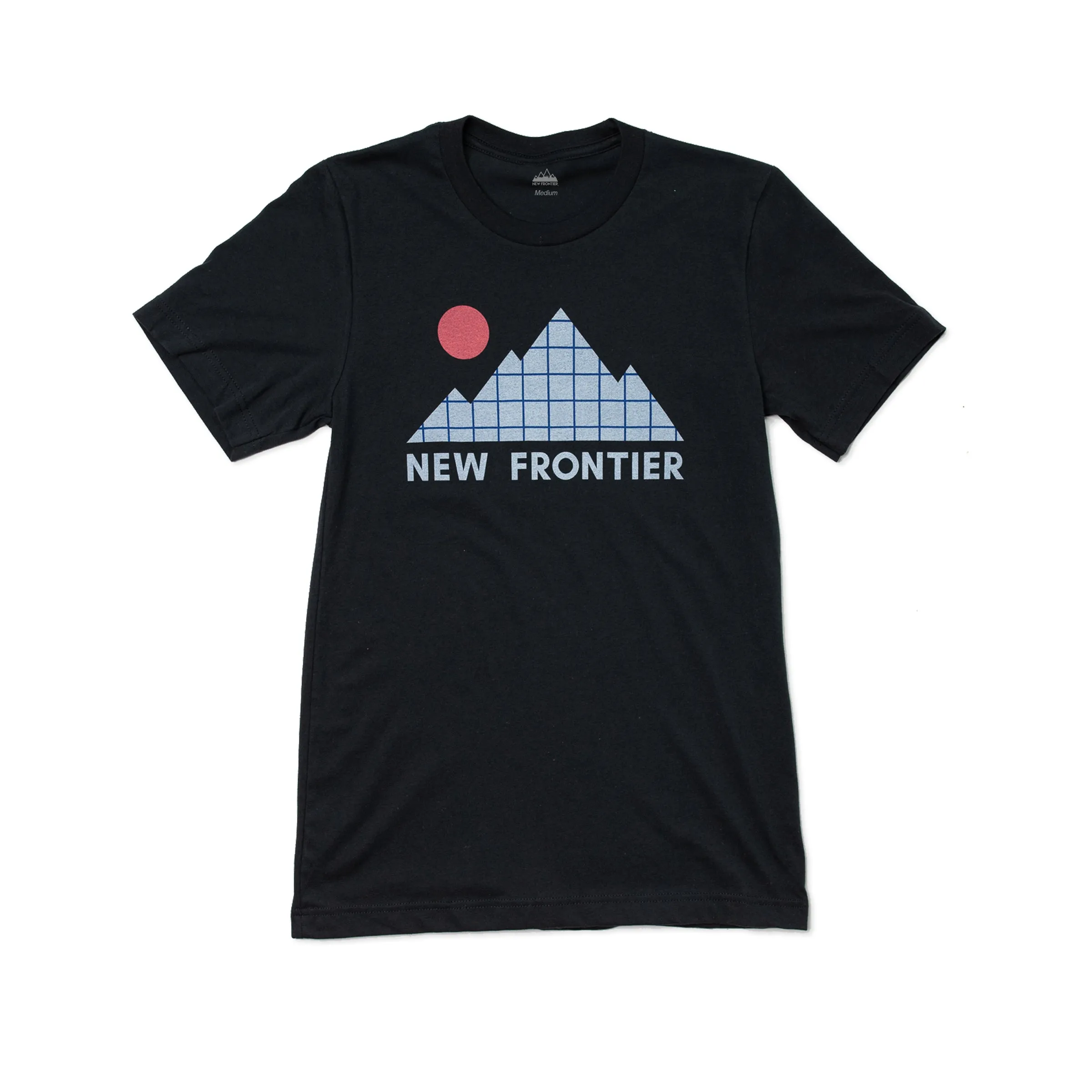 Grid Tee (Black Heather) sold by New Frontier