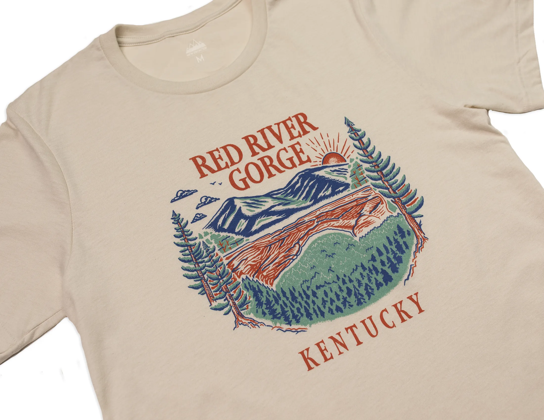 Red River Gorge T-Shirt (Natural) sold by New Frontier product image thumbnail 2