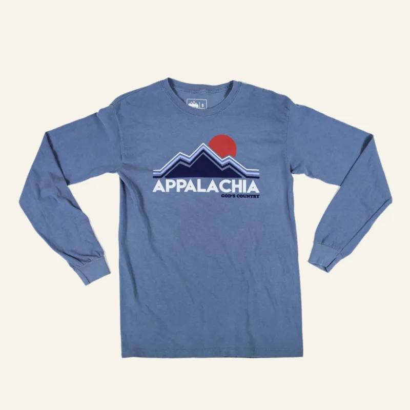 Appalachia Long Sleeve (Washed Blue) sold by New Frontier