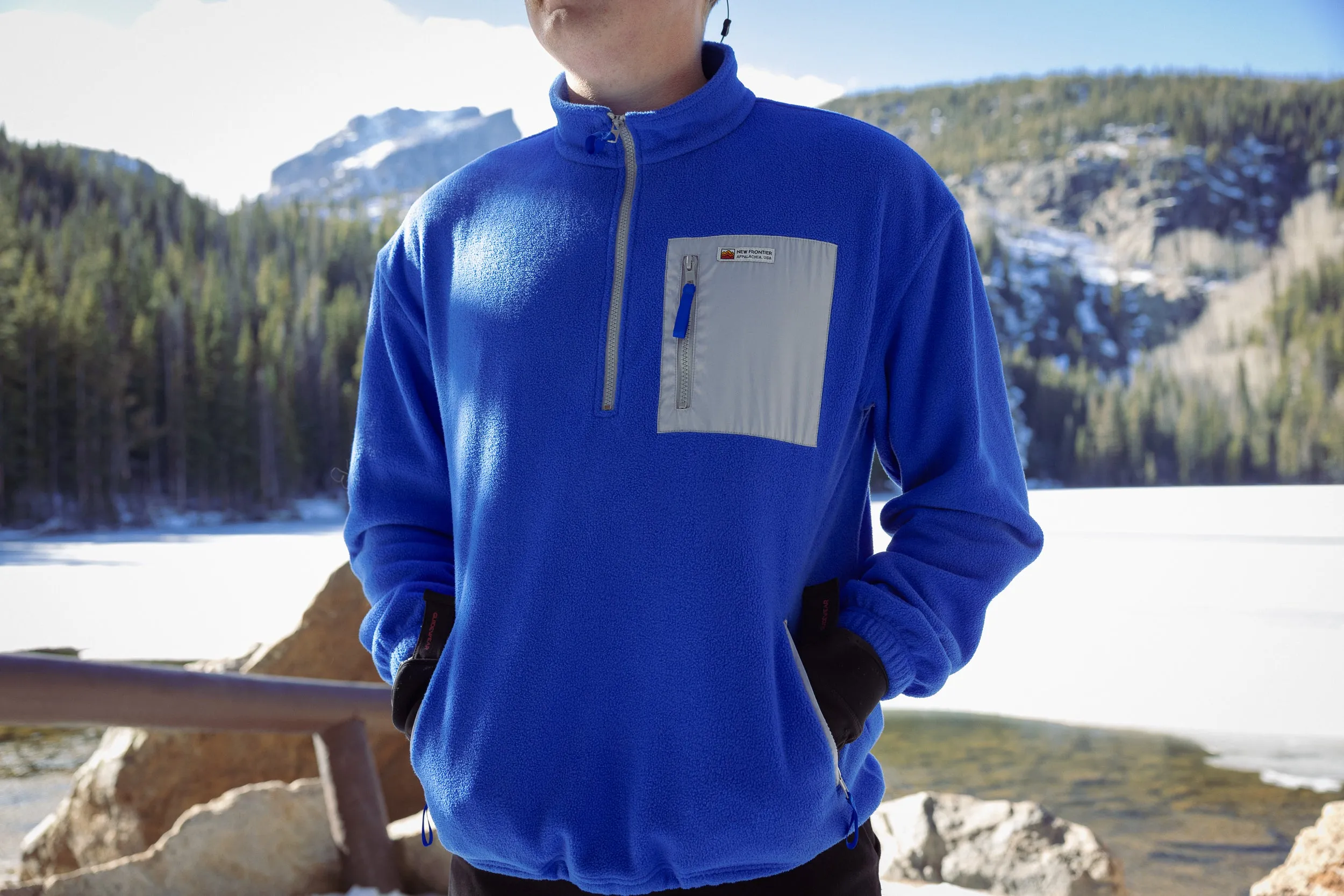 Frontier Fleece Pullover - 1/4 Zip (KY Blue) sold by New Frontier product image thumbnail 2