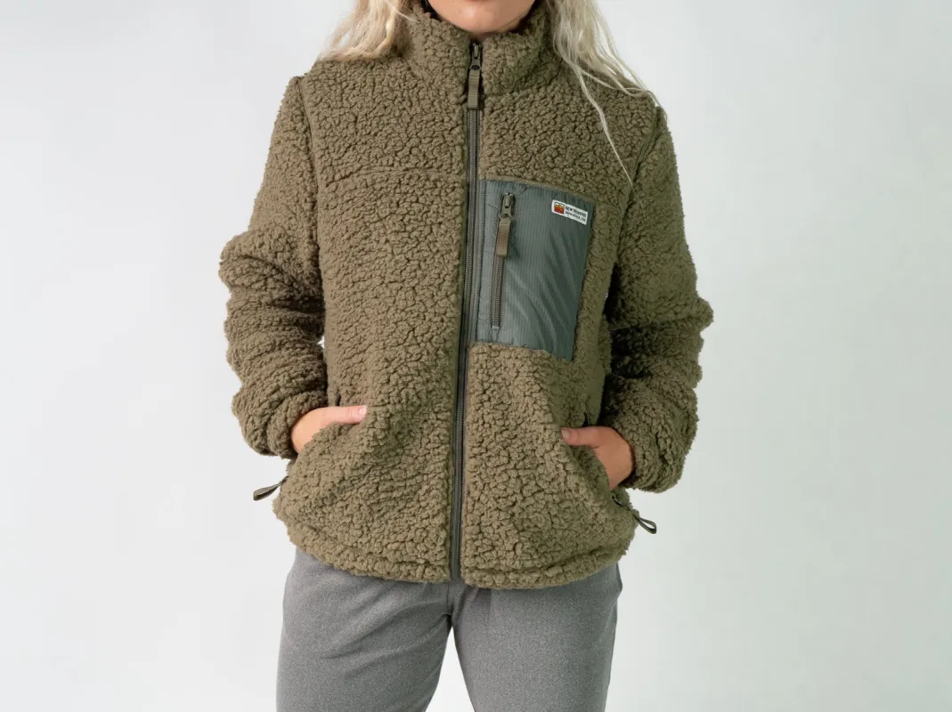 Women's Pillow Fleece Jacket (Spruce) sold by New Frontier