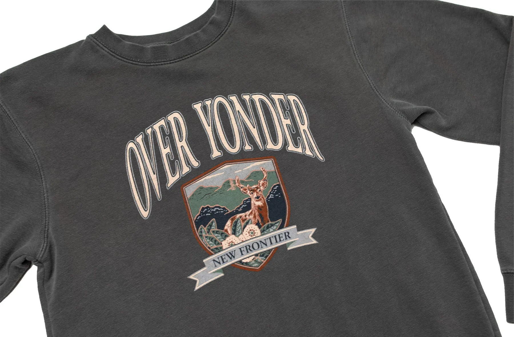 Over Yonder Crewneck (Charcoal) sold by New Frontier product image thumbnail 3