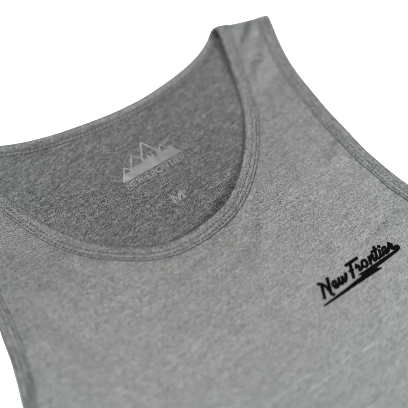 Men's Leisure Tank Top - Heather Grey sold by New Frontier product image thumbnail 4