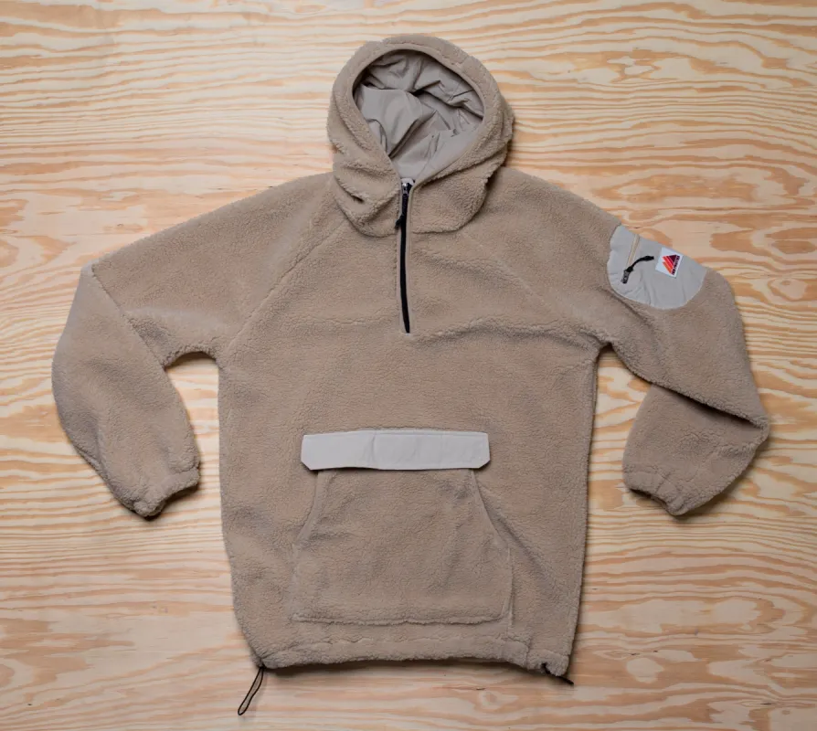 Cloud Sherpa Hoodie (Stone) sold by New Frontier