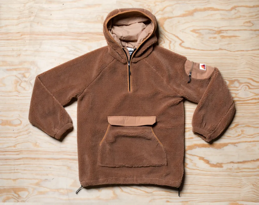 Cloud Sherpa Hoodie (Chocolate) sold by New Frontier