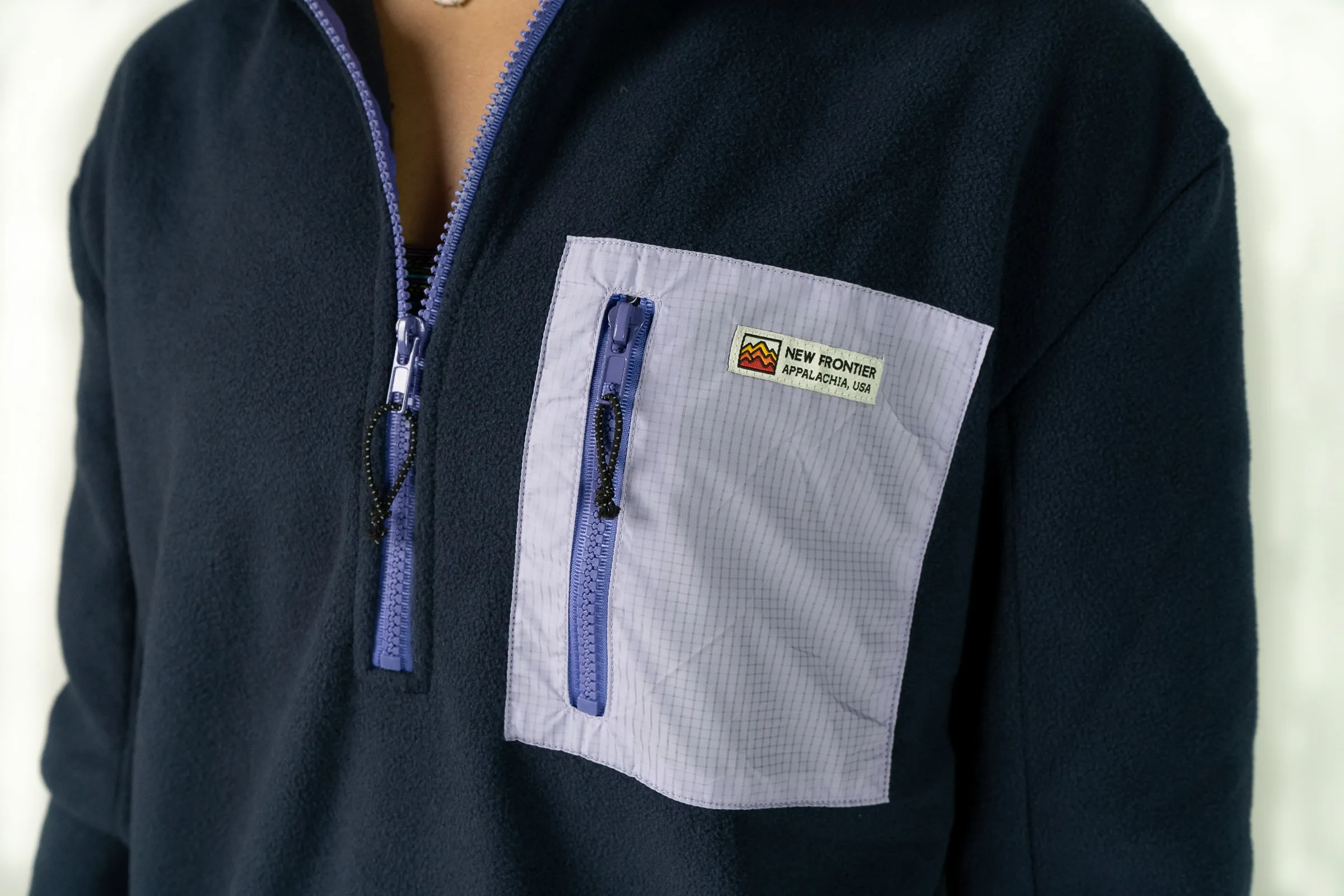 Women's Pullover - Deep Zip (Midnight) sold by New Frontier product image thumbnail 5