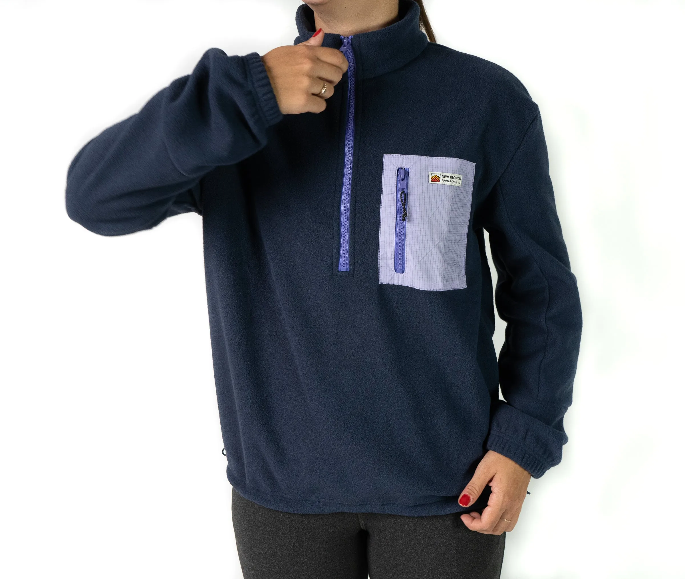 Women's Pullover - Deep Zip (Midnight) sold by New Frontier product image thumbnail 2