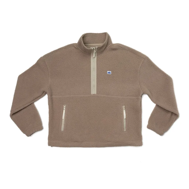 Apres Pullover - Women's 1/4 Zip (Mocha) sold by New Frontier