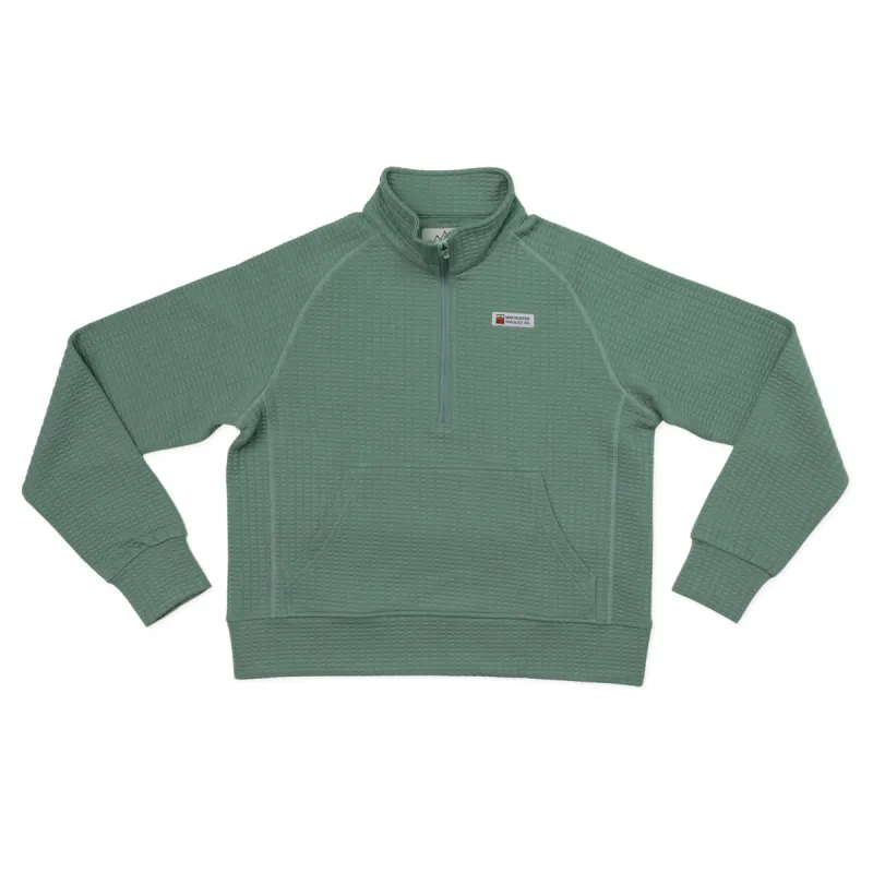 Women's Waffle 1/2 Zip sold by New Frontier