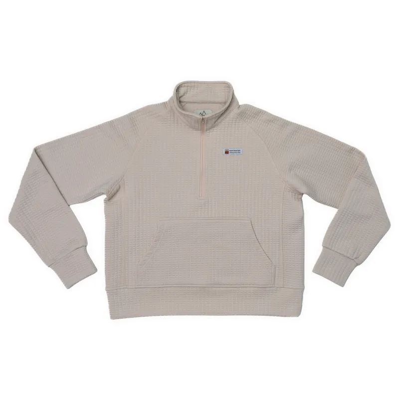 Women's Waffle 1/2 Zip sold by New Frontier