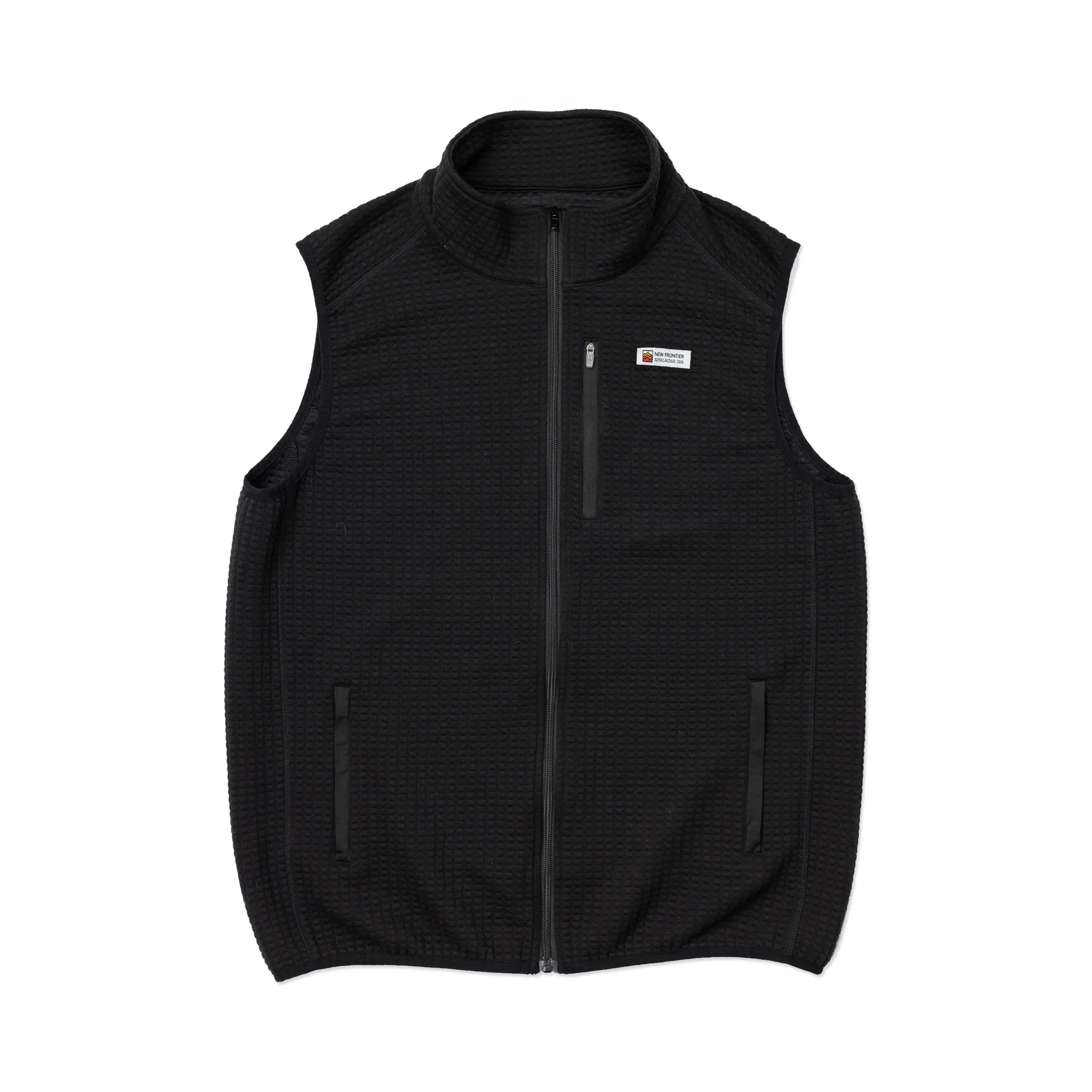 Waffle Zip Vest sold by New Frontier