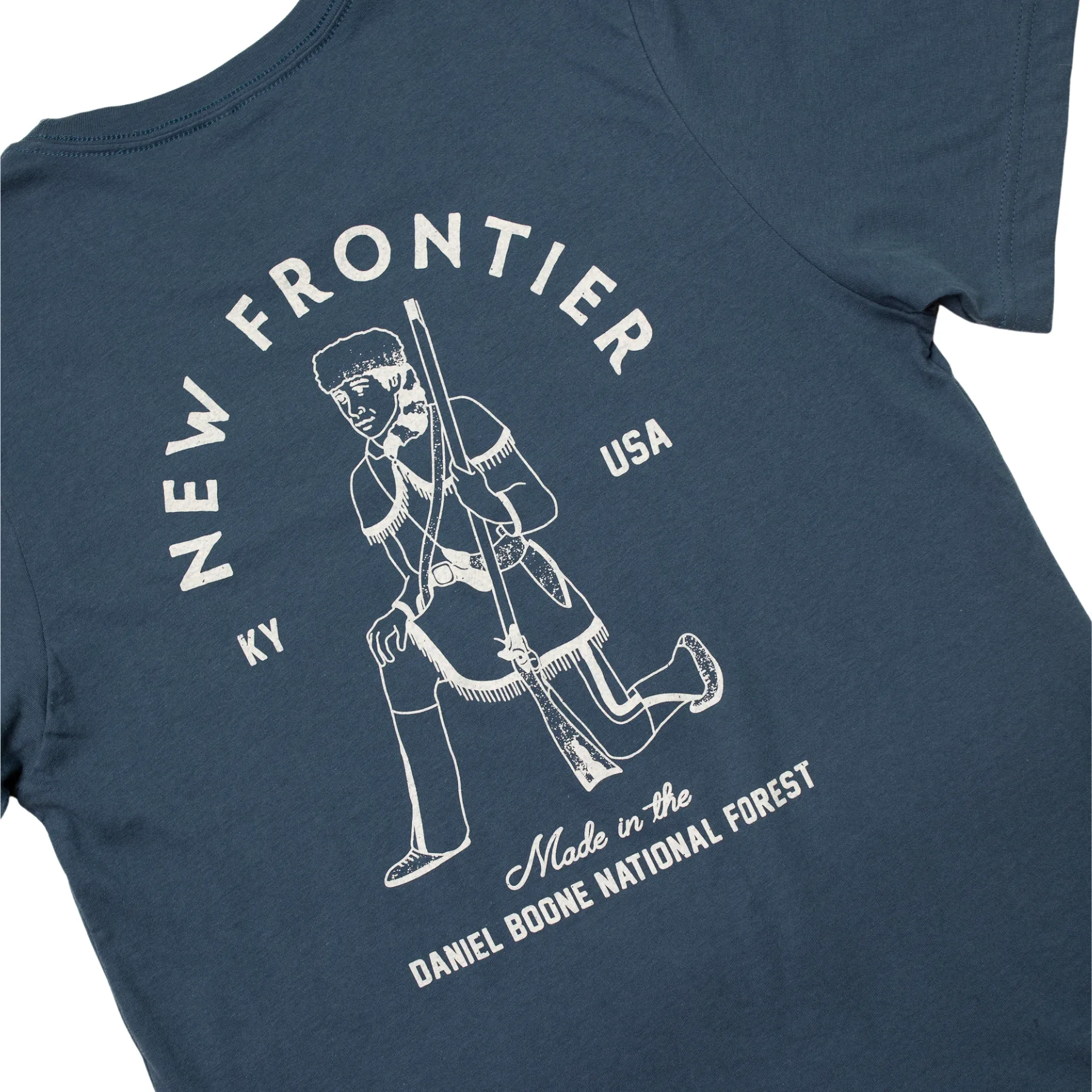 Daniel Boone T-Shirt (Slate) sold by New Frontier product image thumbnail 3