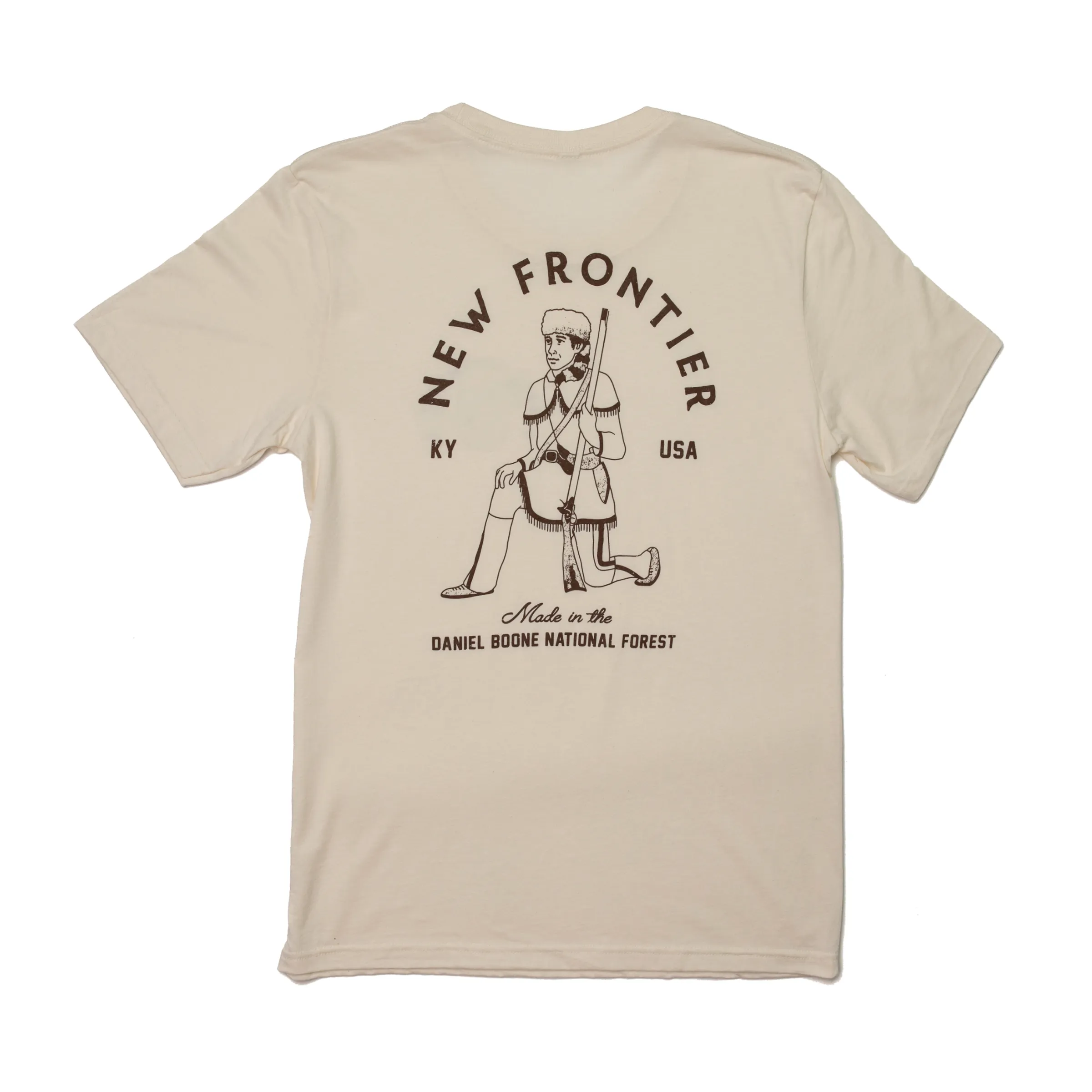 Daniel Boone T-Shirt (Natural) sold by New Frontier