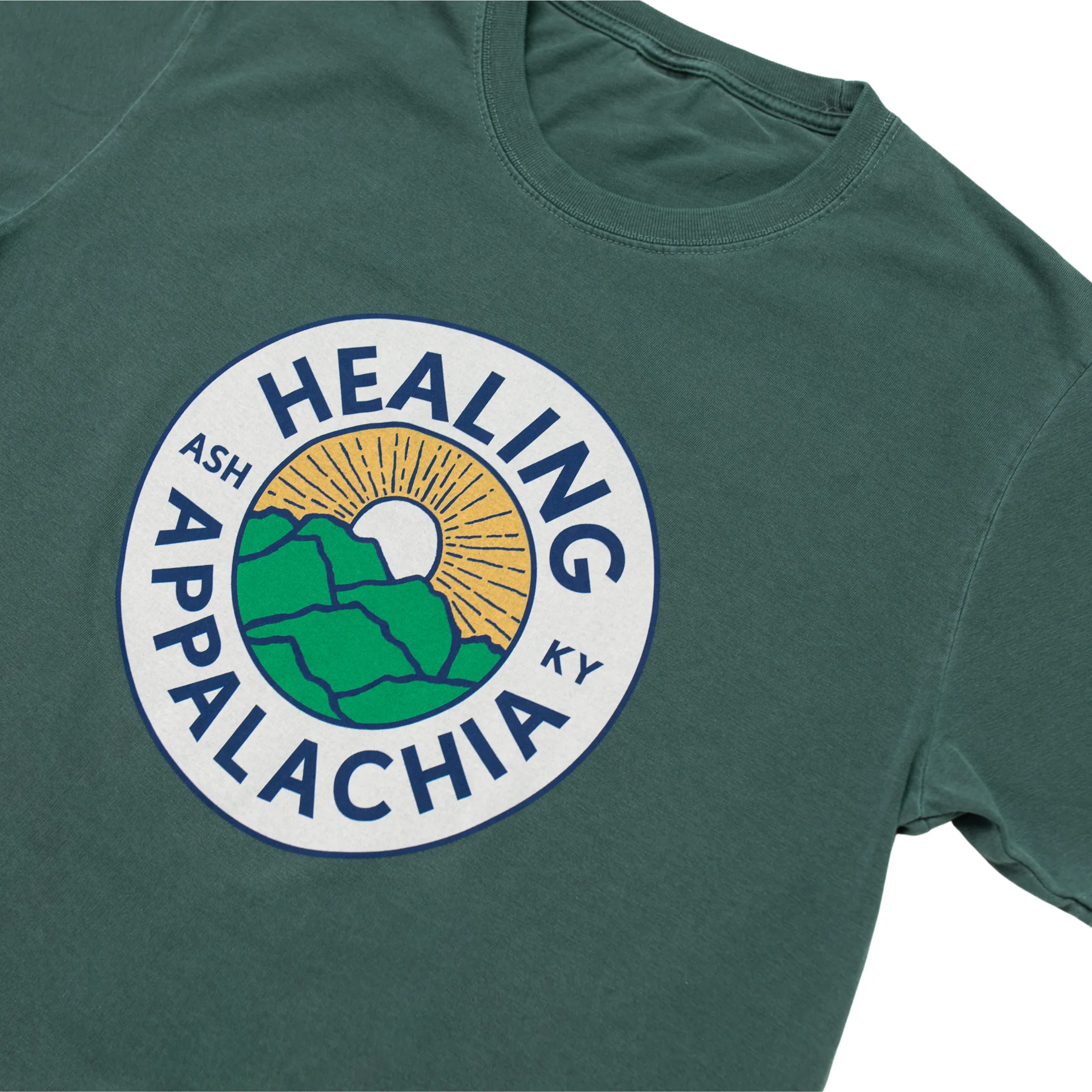 Healing Appalachia Badge Tee (Pine) sold by New Frontier product image thumbnail 2