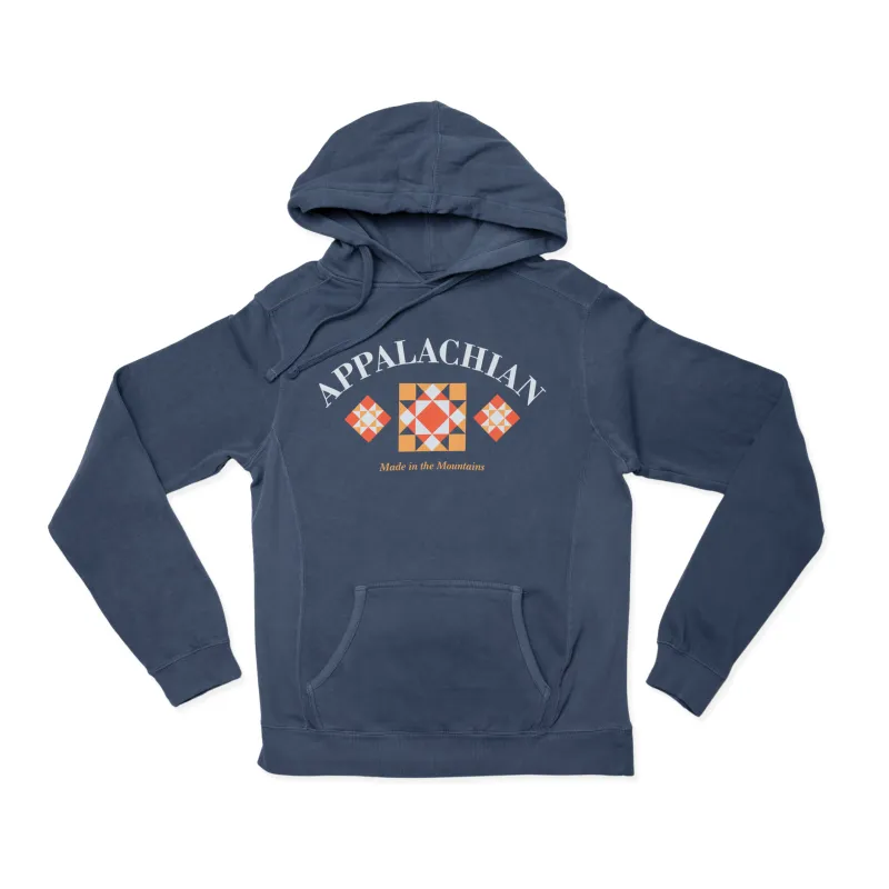 Appalachian Quilt Hoodie sold by New Frontier