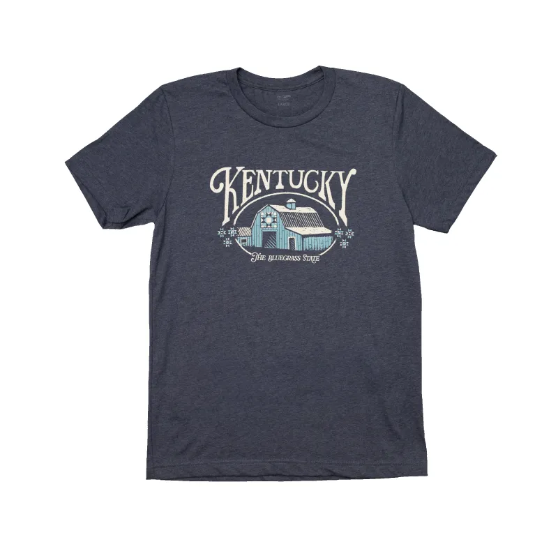 Kentucky Barn Tee (Navy) sold by New Frontier