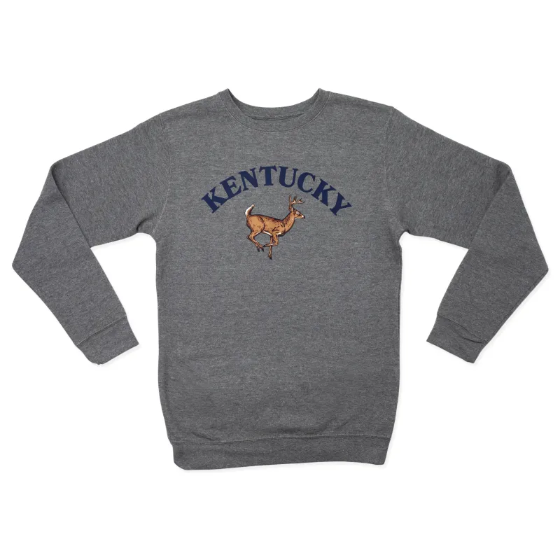 Kentucky Buck Crewneck (Carbon) sold by New Frontier