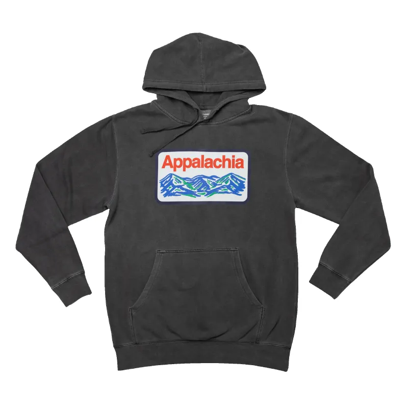 Appalachia Patch Hoodie (Charcoal) sold by New Frontier