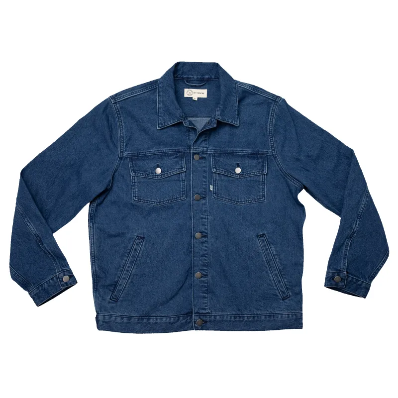 New Frontier Recycled Denim Work Jacket sold by New Frontier