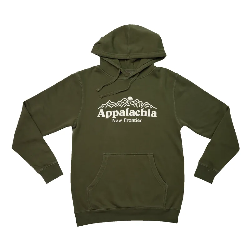 Appalachia Heritage Hoodie (Moss) sold by New Frontier