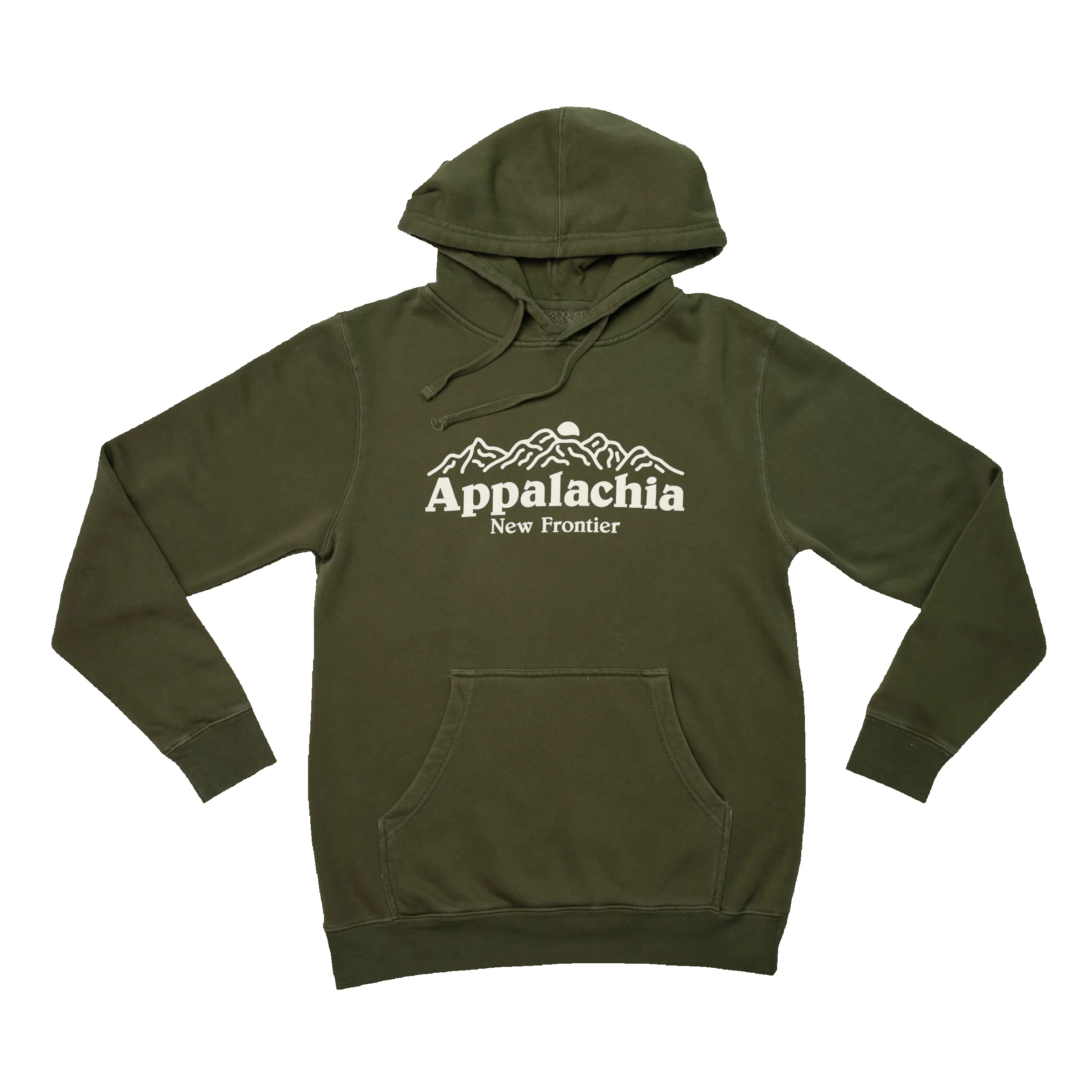Appalachia Heritage Hoodie (Moss) sold by New Frontier