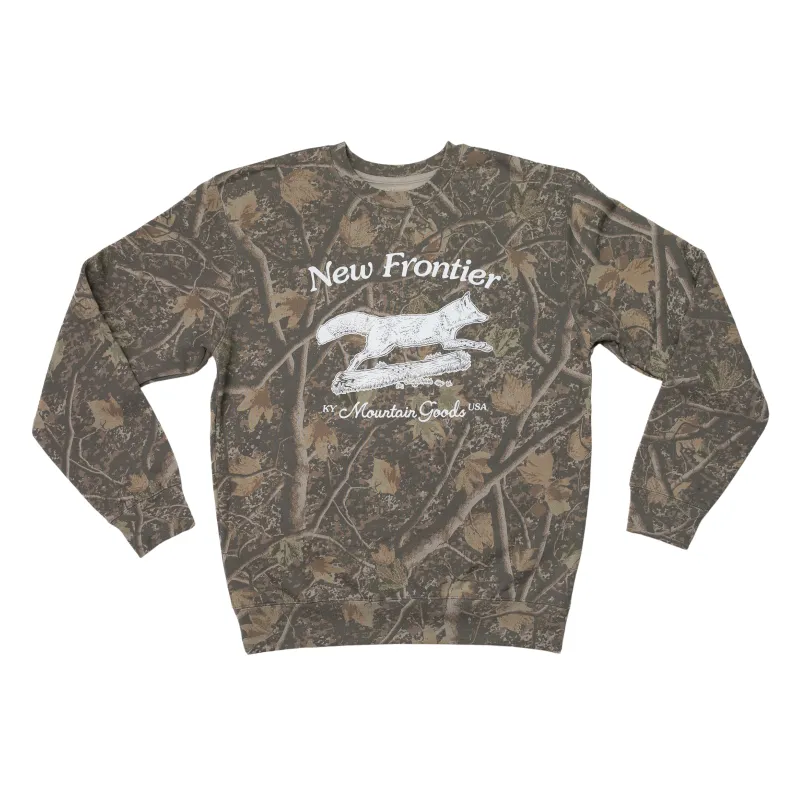 Fox Camo Crewneck made by New Frontier