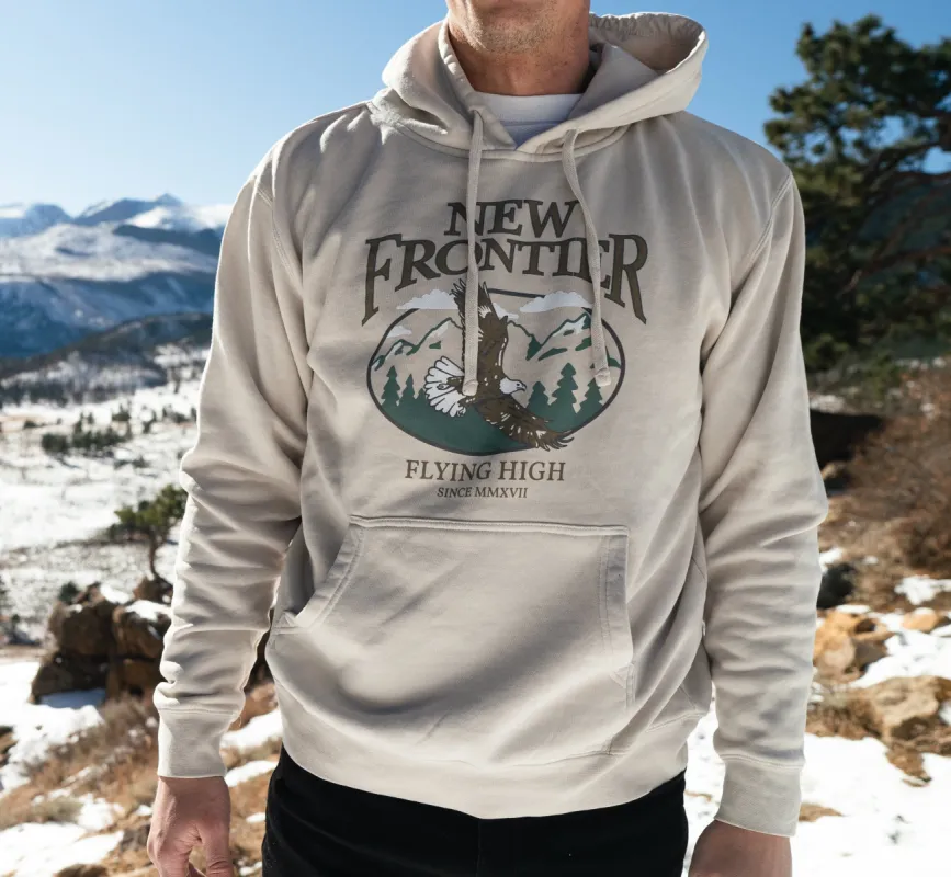 Flying High Hoodie (Oat) sold by New Frontier
