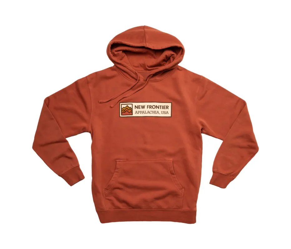 NF Badge Hoodie (Walnut) sold by New Frontier