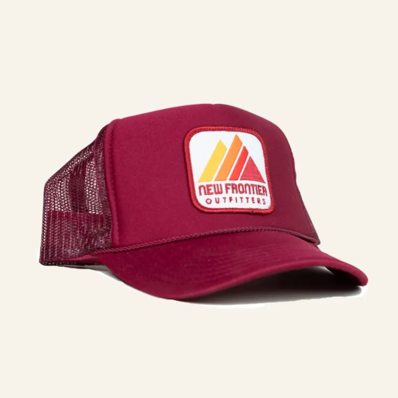 Retro Mountain Trucker (Maroon) sold by New Frontier