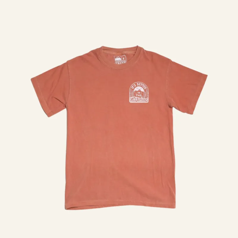Better in the Mountains Tee sold by New Frontier