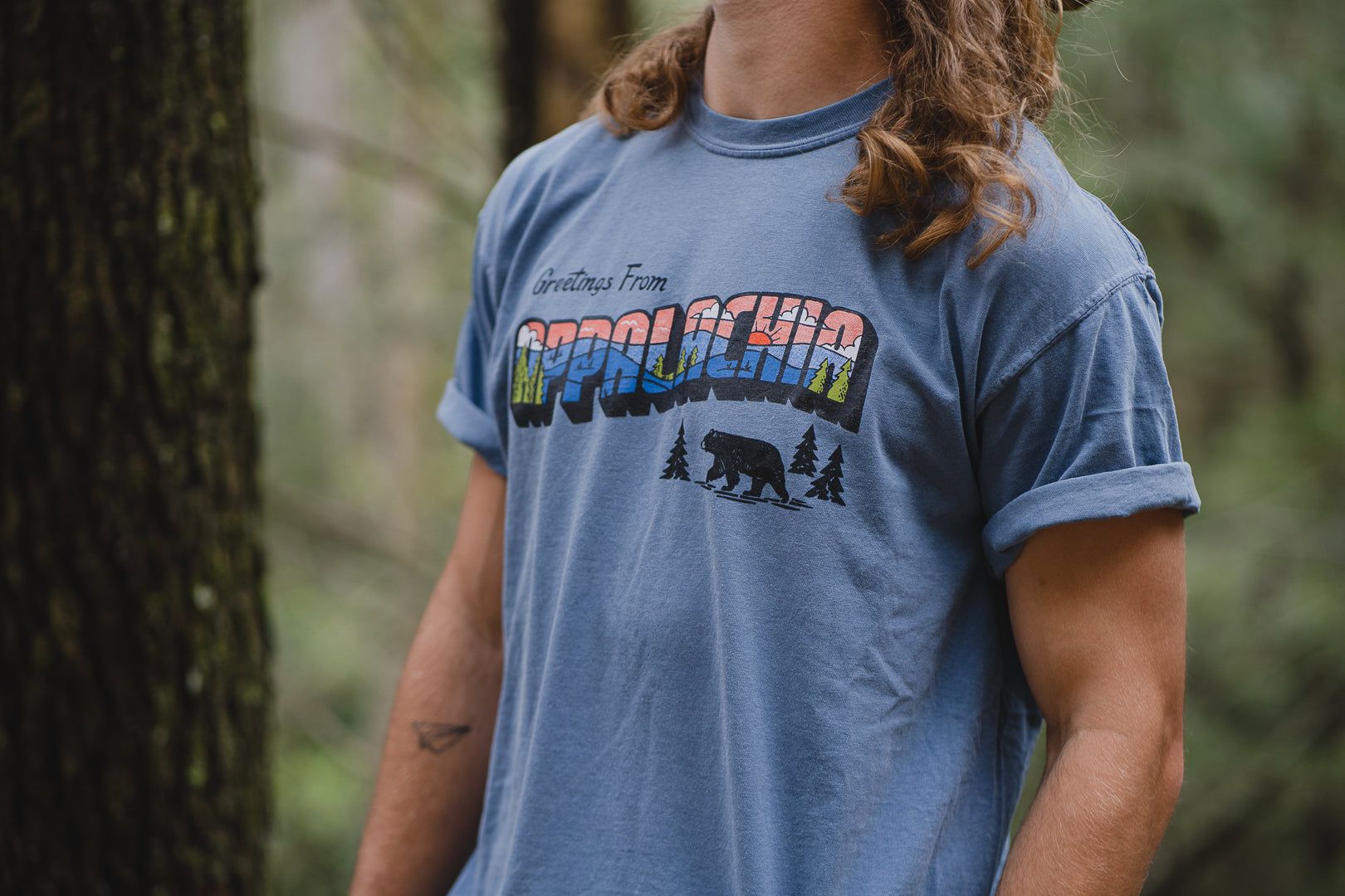 Greetings from Appalachia Tee (Slate) sold by New Frontier product image thumbnail 2
