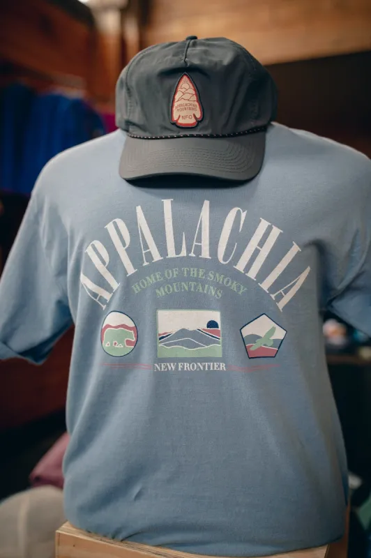90's Appalachia Tee (Saltwater) sold by New Frontier