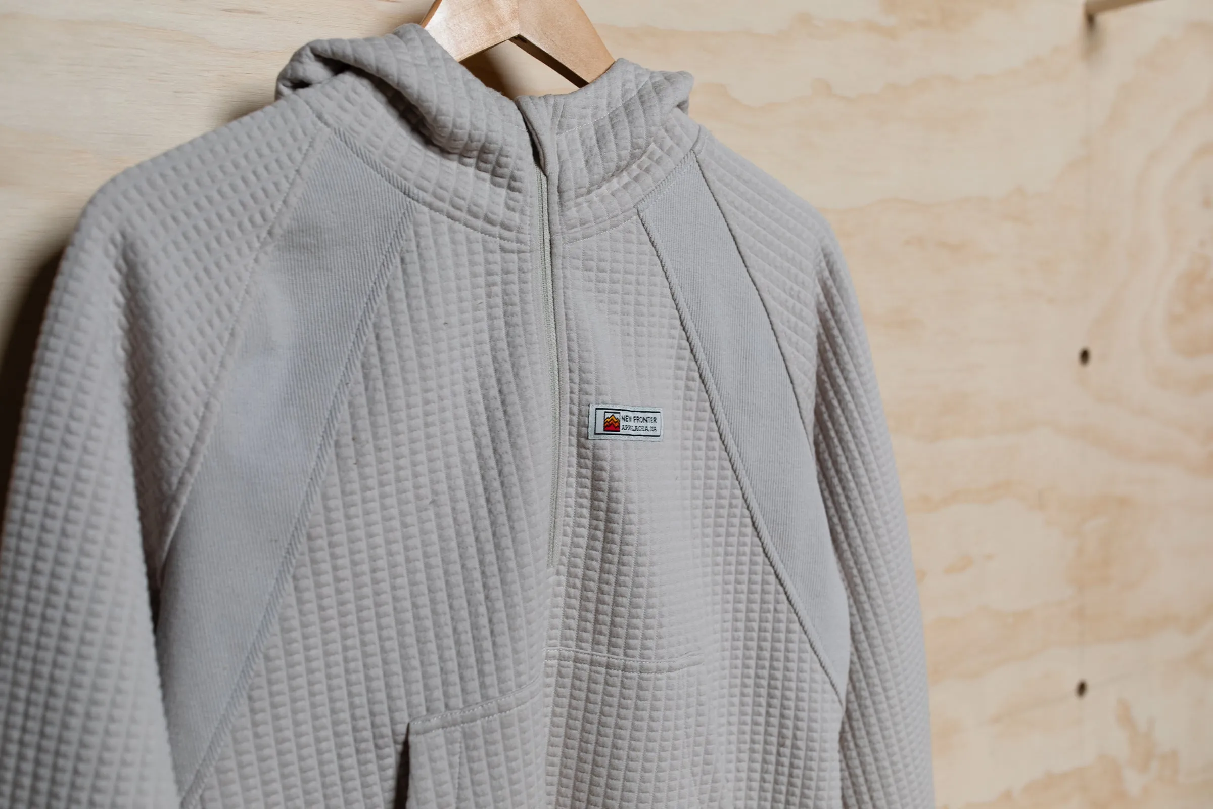 Women's Waffle Tech Hoodie (Stone) sold by New Frontier product image thumbnail 5