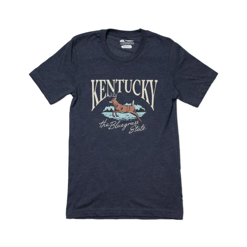 KY Buck Tee (Navy Heather) sold by New Frontier