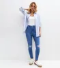 Blue Ripped Hallie Skinny Jeans sold by New Look