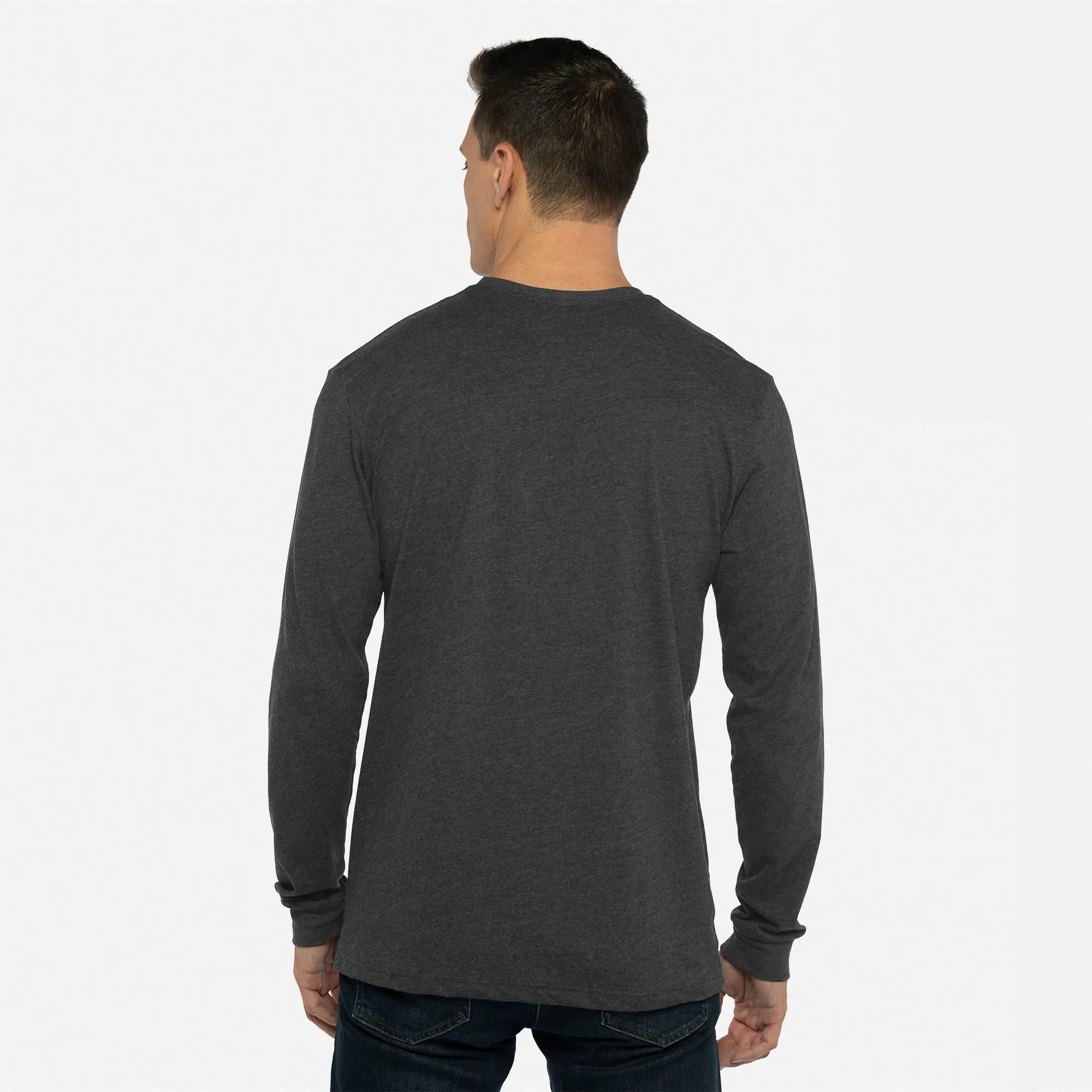 Sueded Long Sleeve T-Shirt sold by Next Level Apparel product image thumbnail 2