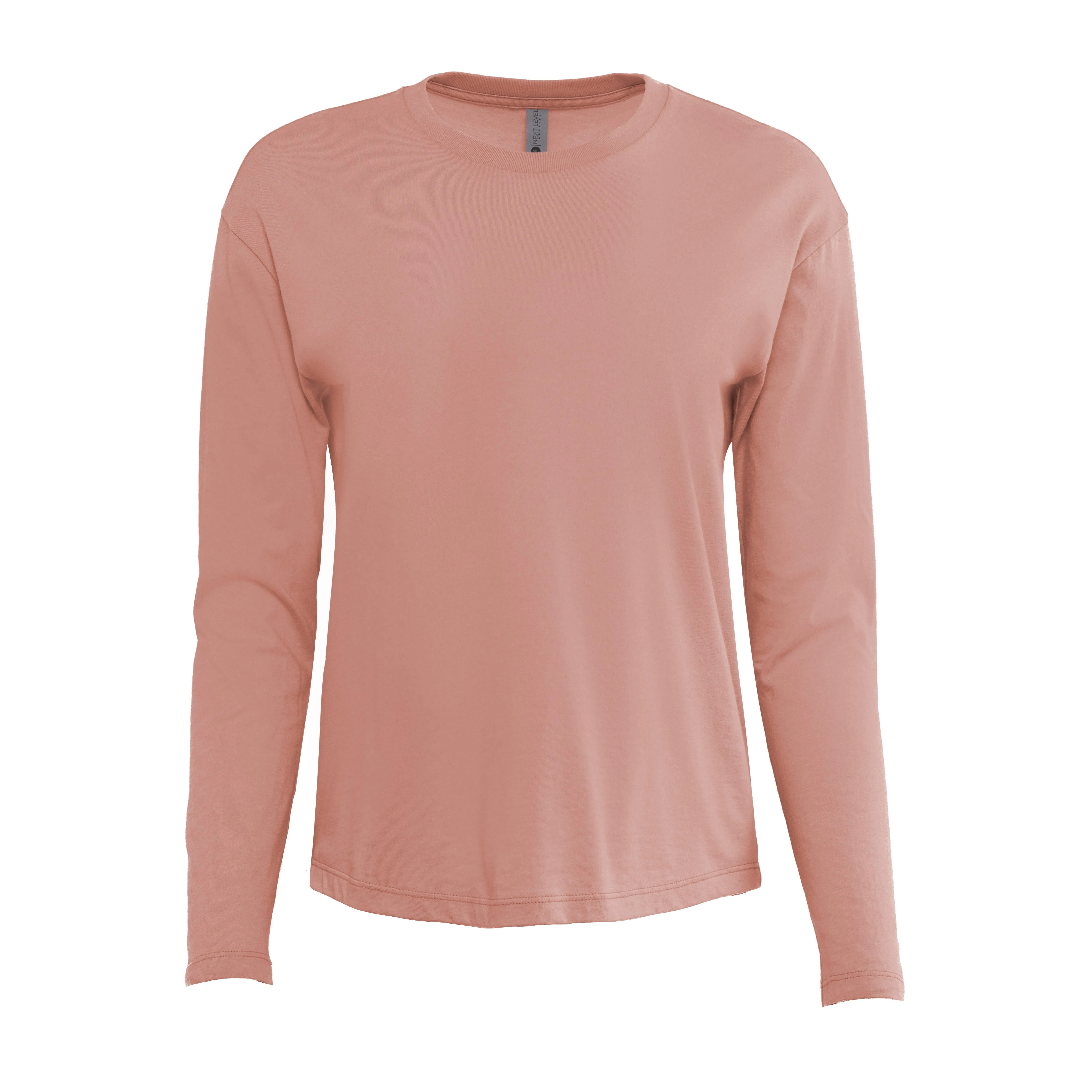 Women's Cotton Relaxed Long Sleeve T-shirt sold by Next Level Apparel product image thumbnail 4