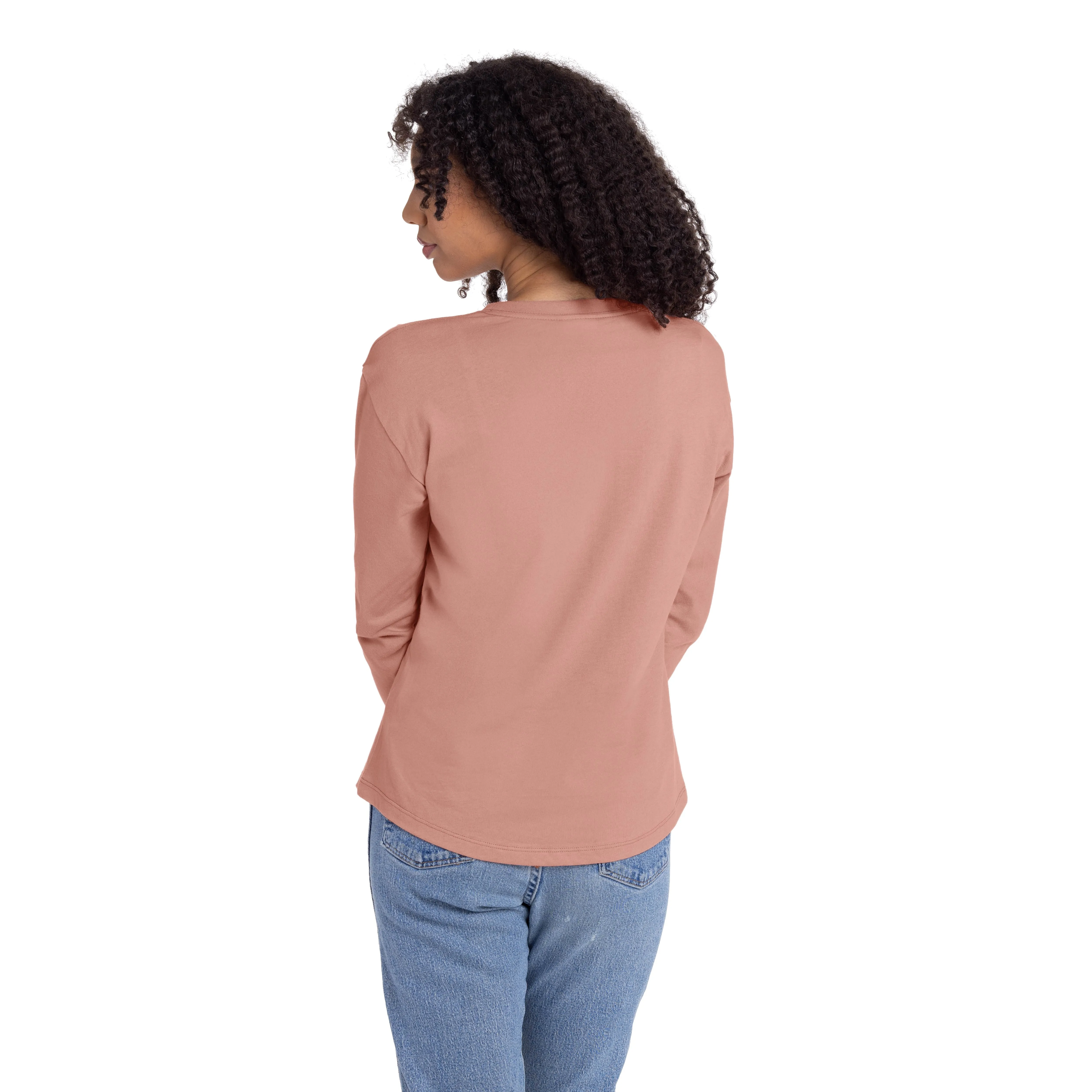 Women's Cotton Relaxed Long Sleeve T-shirt sold by Next Level Apparel product image thumbnail 2
