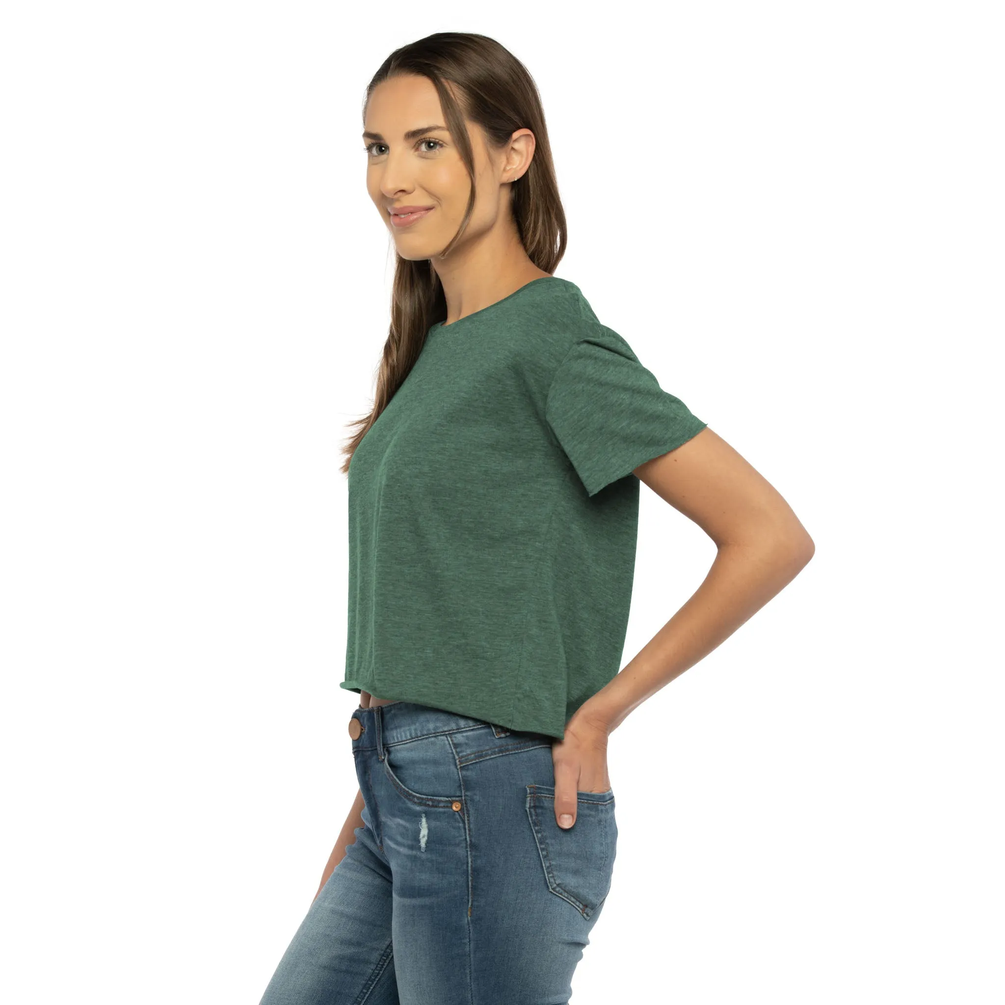 Women's Festival Crop Top sold by Next Level Apparel product image thumbnail 3