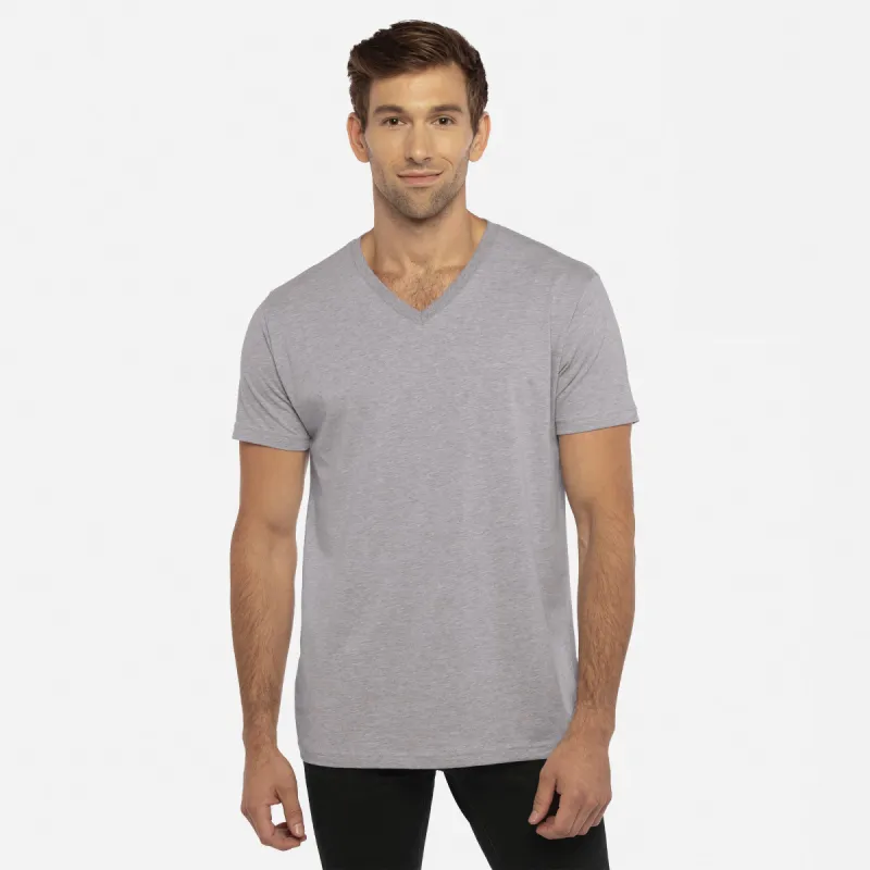 Cotton V-Neck T-Shirt sold by Next Level Apparel