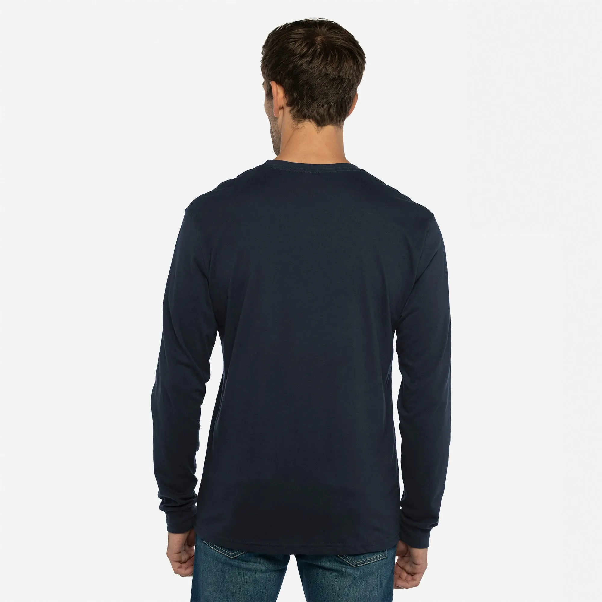 Sueded Long Sleeve T-Shirt sold by Next Level Apparel product image thumbnail 2