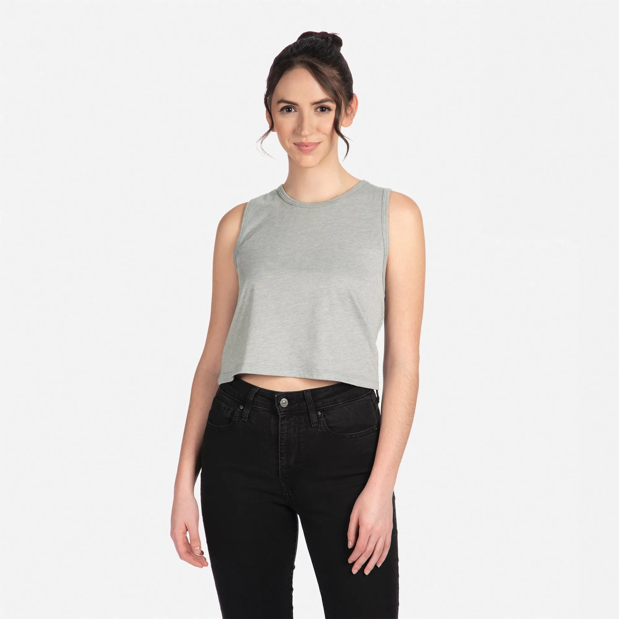 Women's Festival Cropped Tank sold by Next Level Apparel