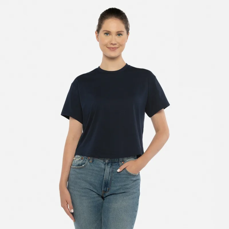 Women's Ideal Crop Tee sold by Next Level Apparel