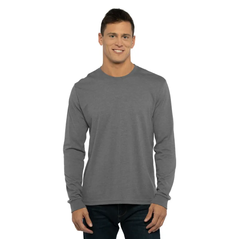 Sueded Long Sleeve T-Shirt sold by Next Level Apparel